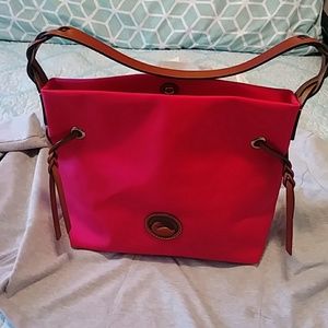 Dooney @ Bourke Canvas shoulder Bag.